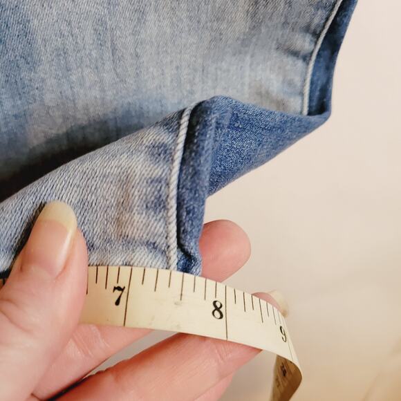 Soft Surroundings womens two tone light and dark blue straight leg jeans size 16 - Picture 11 of 11